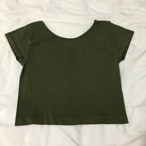 🍃Green Crop Top🍃
